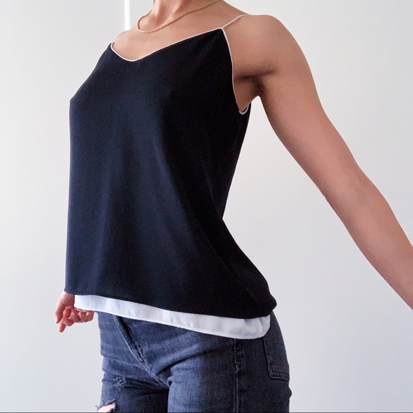 3️⃣for$25 Lord & Taylor two-tone cami blouse 🔲🔳▪️ - Picture 7 of 9